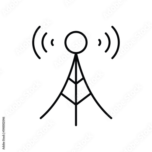 Communication Tower vector icon