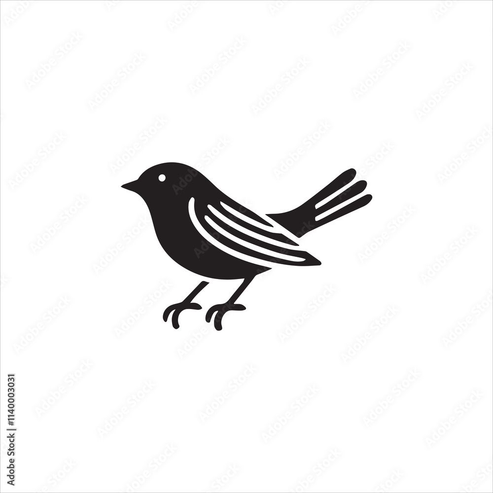 Obraz premium bird on a branch of tree