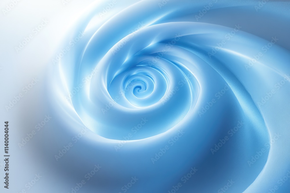 Abstract swirling blue vortex, smooth texture, light and calming, digital art. Abstract swirling blue vortex, smooth texture, light and calming, digital art.
