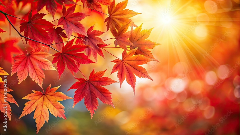Autumn's masterpiece: stunning red maple foliage creates a perfect nature photography background. Autumn's masterpiece: stunning red maple foliage creates a perfect nature photography background.