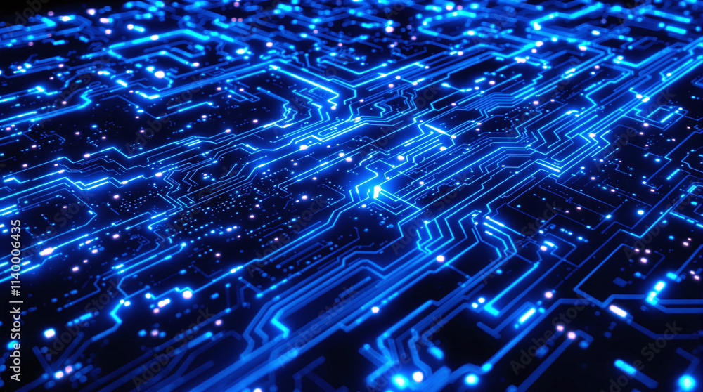 Futuristic Dark Technology and Digital Communication Background, Circuit, Electronics and Network Futuristic Dark Technology and Digital Communication Background, Circuit, Electronics and Network