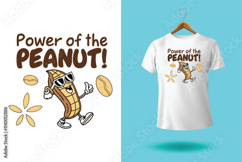 Nuts t-shirt design, Go Nuts for Health, Stay Nutty, Stay Healthy