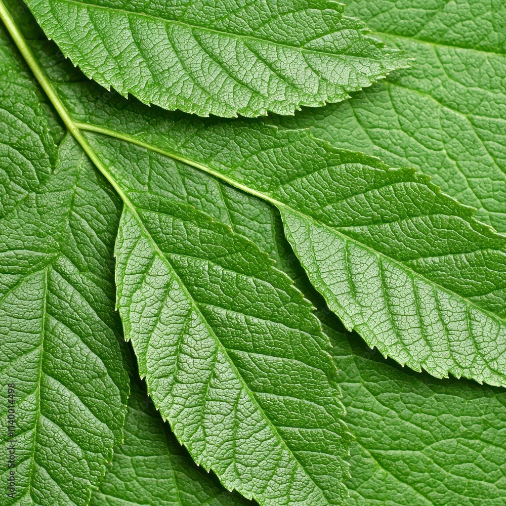 Lush Green Leaf Texture Vibrant Nature Closeup Lush Green Leaf Texture Vibrant Nature Closeup