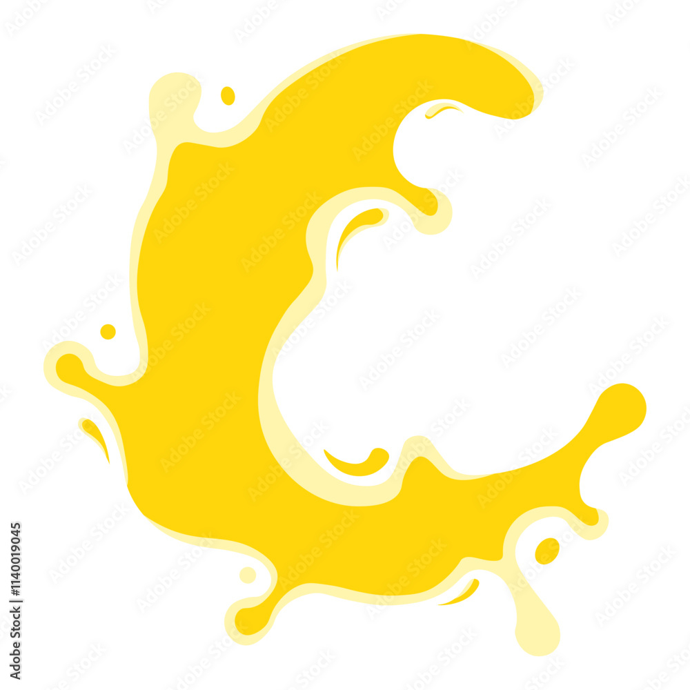 Cheese Drip Illustration on White Background. Isolated Vector in Cartoon Design Cheese Drip Illustration on White Background. Isolated Vector in Cartoon Design