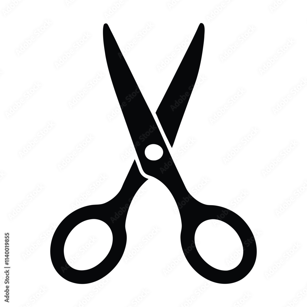 Scissors Icon Silhouette Vector Scissors Icon Silhouette Vector