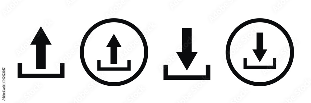 Download icon vector. download and upload icon. Download vector Download icon vector. download and upload icon. Download vector