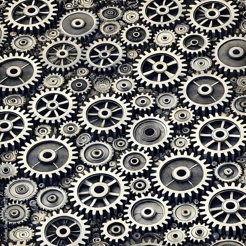 Synchronized Gear Mechanism Pattern for Efficient Business Workflow 