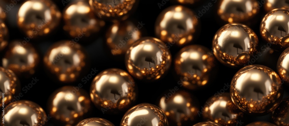 Festive gold ornaments arranged beautifully for a joyful holiday celebration and Christmas decoration concepts. Festive gold ornaments arranged beautifully for a joyful holiday celebration and Christmas decoration concepts.
