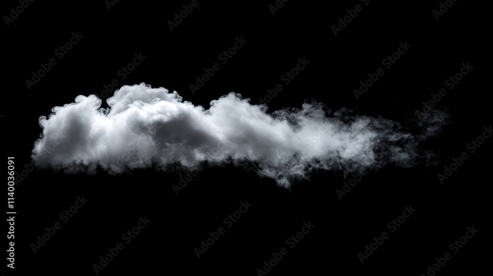 Dynamic cloud of white smoke on a black background with selective focus creating a dramatic and moody atmosphere perfect for artistic projects Dynamic cloud of white smoke on a black background with selective focus creating a dramatic and moody atmosphere perfect for artistic projects