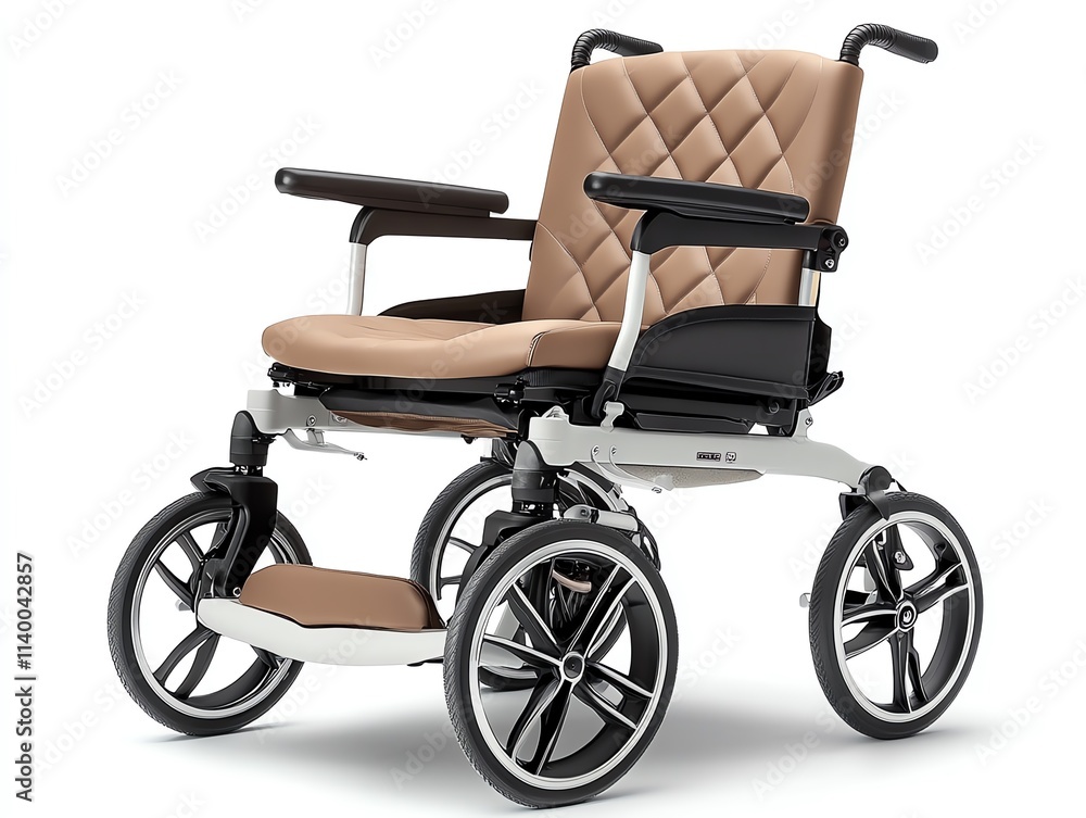 Fototapeta premium Modern wheelchair with ergonomic design.