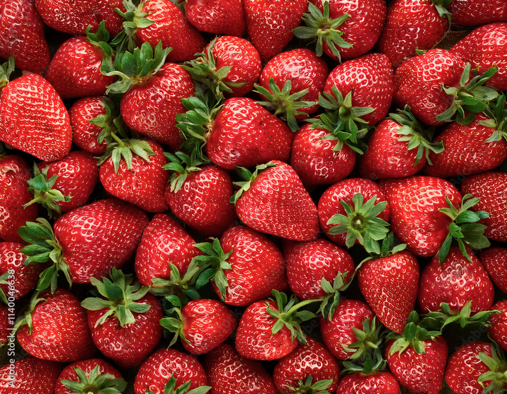 strawberries on market strawberries on market