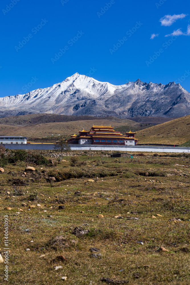 Natural scenery of Ganzi Yala Snow Mountain in Sichuan Province, China Natural scenery of Ganzi Yala Snow Mountain in Sichuan Province, China