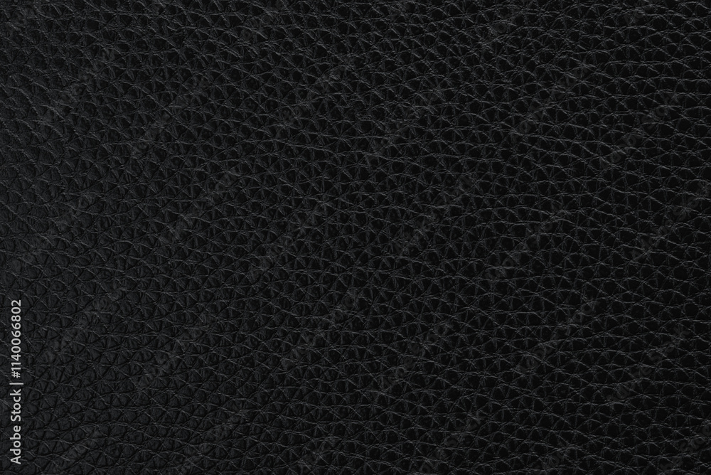 Uniform soft texture of genuine black leather Uniform soft texture of genuine black leather