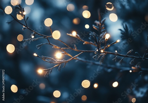 Frosty Branches Adorned Wit...