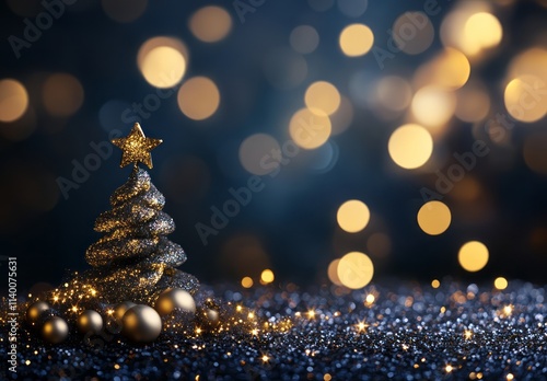 Glittering Christmas Tree w...