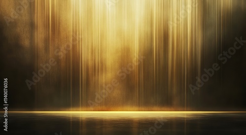 Golden Light Streaks on Dar...