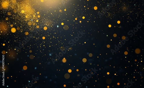 Golden Glitter Dust and Lig...