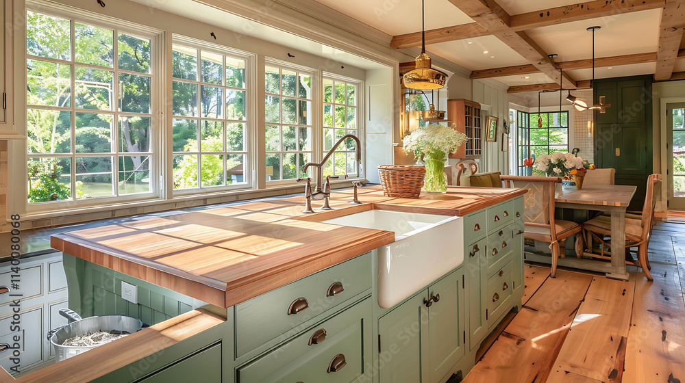 A well-organized kitchen with spices and utensils neatly arranged on a pegboard, A well-organized kitchen with spices and utensils neatly arranged on a pegboard,
