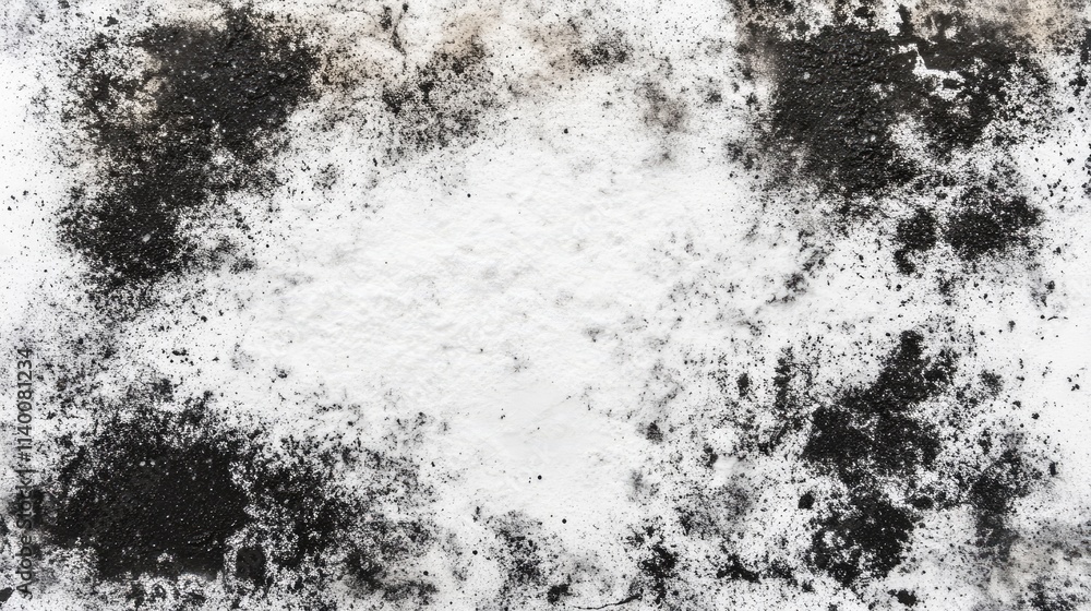 Textured dirty snow background with scattered dark particles and abstract effects for winter-themed design projects. Textured dirty snow background with scattered dark particles and abstract effects for winter-themed design projects.