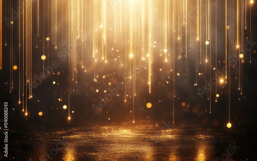 Golden Lights Cascading Dow...