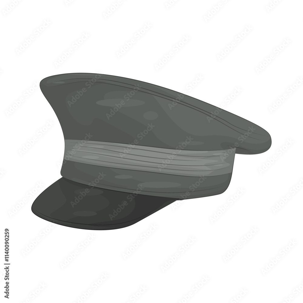 Illustration of Commander Cap Illustration of Commander Cap