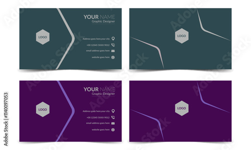 Business Card Modern business card template Flat design Business Card Layout Double sided business card template professional business card
