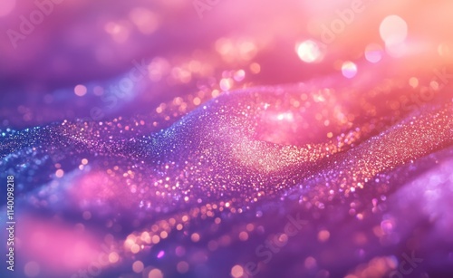 Glittering Purple Pink Abst...