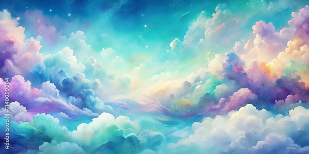 Dreamlike Celestial Cloudscape A Serene Vision of Pastel Hues and Ethereal Light Dreamlike Celestial Cloudscape A Serene Vision of Pastel Hues and Ethereal Light