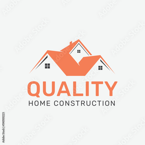 Construction Logo Design Vector Template 