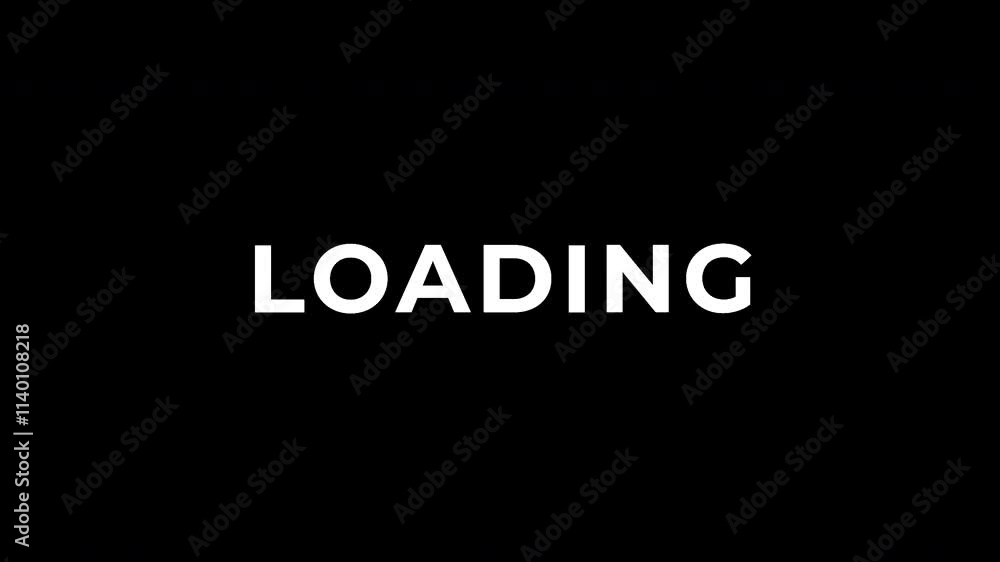loading advertisement promo text animation video. High-quality 4K footage loading advertisement promo text animation video. High-quality 4K footage