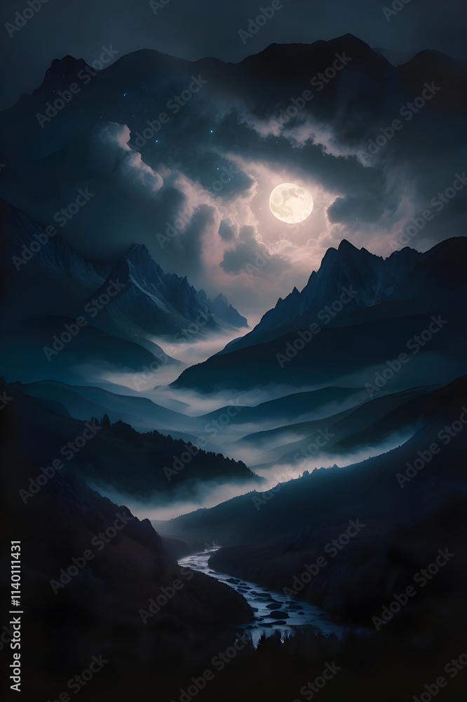 Naklejka premium sunrise over the sea