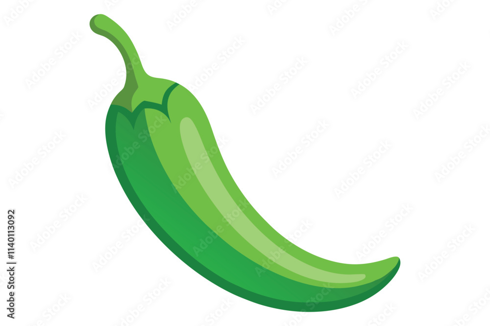 3d pepper vector illustration on a white background 3d pepper vector illustration on a white background