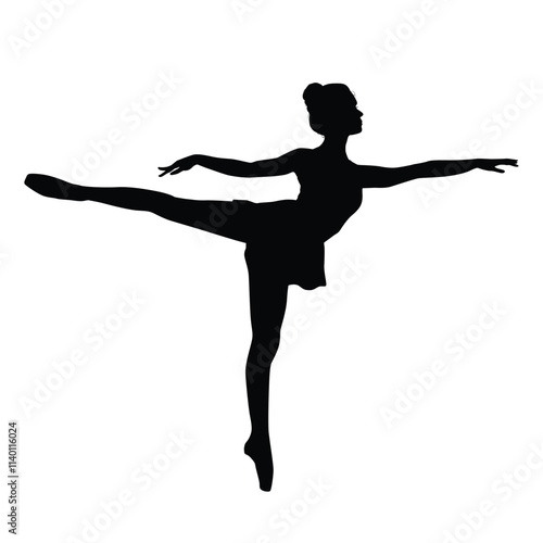 Silhouette of a ballerina