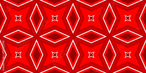 Seamless pattern banner red. Red Christmas pattern. Merry Christmas. Happy New Year. Red festive pattern