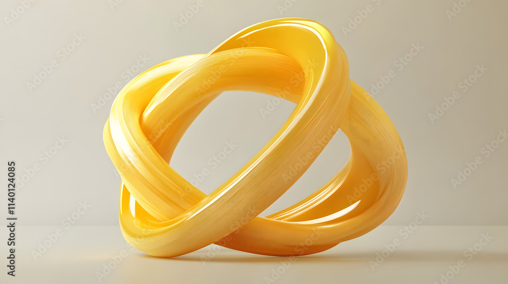 Abstract 3d rendering of twisted lines. Modern background design, illustration of a futuristic shape Abstract 3d rendering of twisted lines. Modern background design, illustration of a futuristic shape