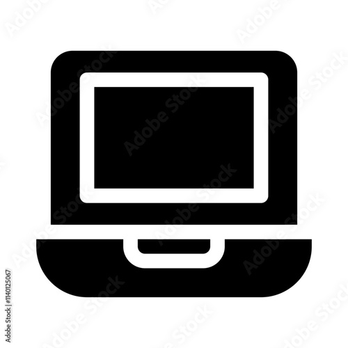 laptop glyph icon