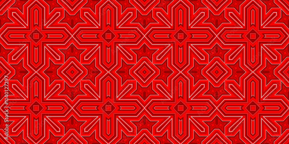 Seamless pattern banner red. Red Christmas pattern. Merry Christmas. Happy New Year. Red festive pattern Seamless pattern banner red. Red Christmas pattern. Merry Christmas. Happy New Year. Red festive pattern