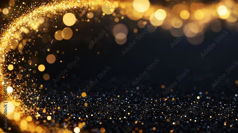 Abstract luxury swirling Gold liquid Gold waves texture A shimmering swirl of golden particles against a dark background, creating a magical and elegant atmosphere. Abstract luxury swirling Gold liquid Gold waves texture A shimmering swirl of golden particles against a dark background, creating a magical and elegant atmosphere.