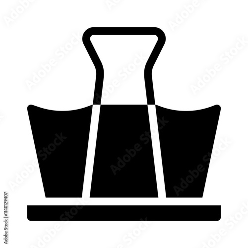 paperclip glyph icon