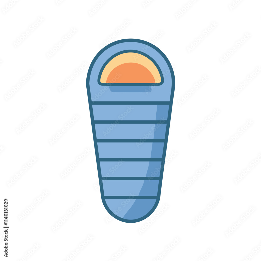 Sleeping bag icon. Cozy camping gear, warmth symbol. Perfect for outdoor adventures, travel, and relaxation. Sleeping bag icon. Cozy camping gear, warmth symbol. Perfect for outdoor adventures, travel, and relaxation.