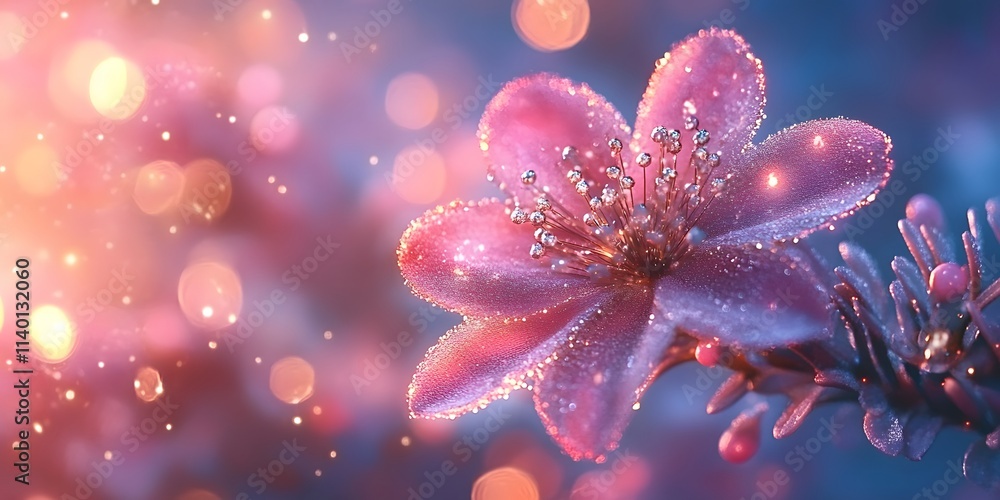 red and blue flower red and blue flower