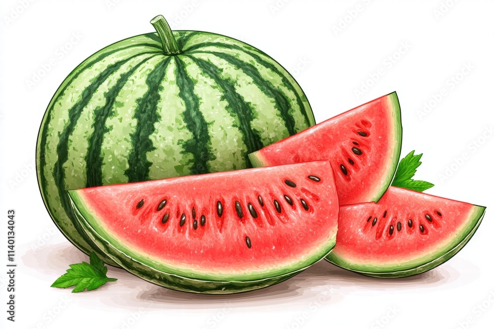 Juicy Watermelon Slices Juicy Watermelon Slices