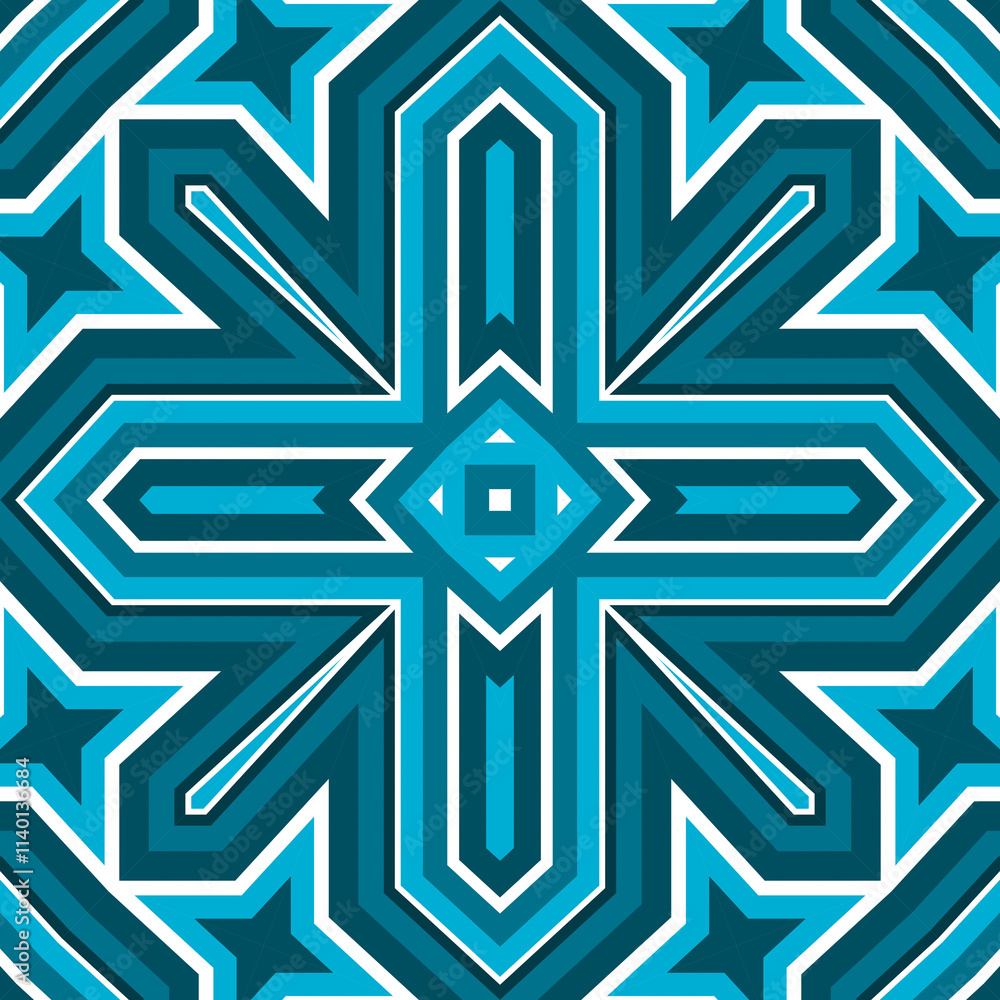 Seamless square pattern blue and white. Frost texture pattern. Merry Christmas. Happy New Year. Seamless square pattern blue and white. Frost texture pattern. Merry Christmas. Happy New Year.