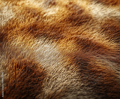 macro zoom tiger fur with textured detailed full frame photo