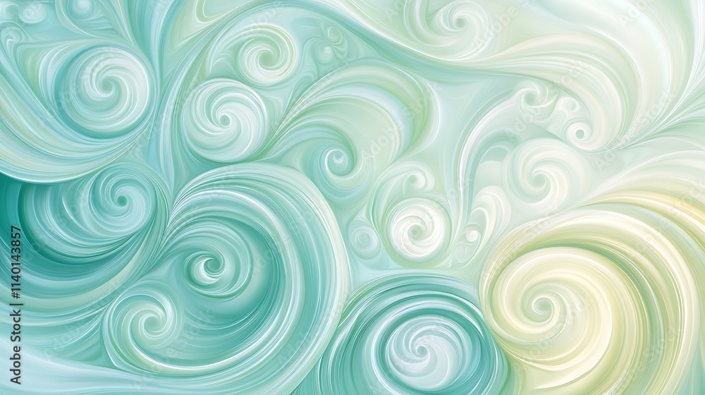 Calming Rhythms Illustration Featuring Soft Waves and Harmonious Abstract Patterns Calming Rhythms Illustration Featuring Soft Waves and Harmonious Abstract Patterns