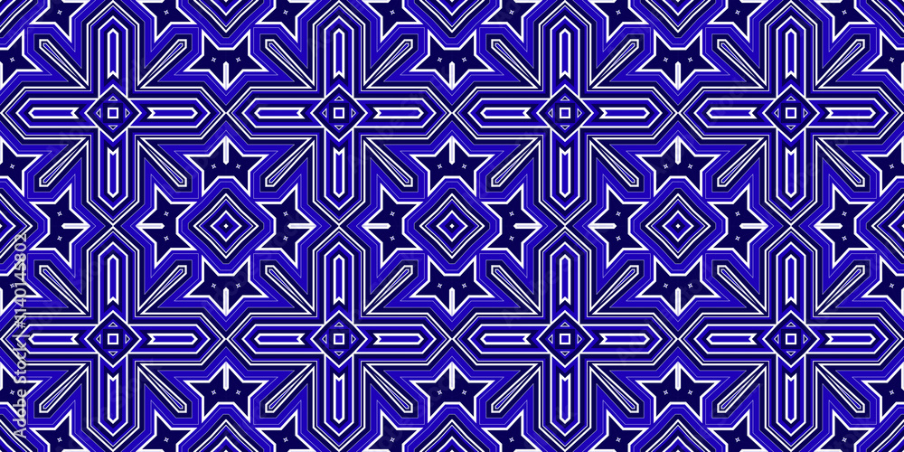 Seamless pattern banner blue and white. Merry Christmas. Happy New Year. Frost and snowflakes pattern Seamless pattern banner blue and white. Merry Christmas. Happy New Year. Frost and snowflakes pattern