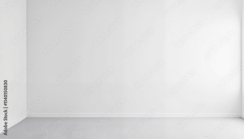 Empty white room with light floor and copy space for interior design concepts Empty white room with light floor and copy space for interior design concepts