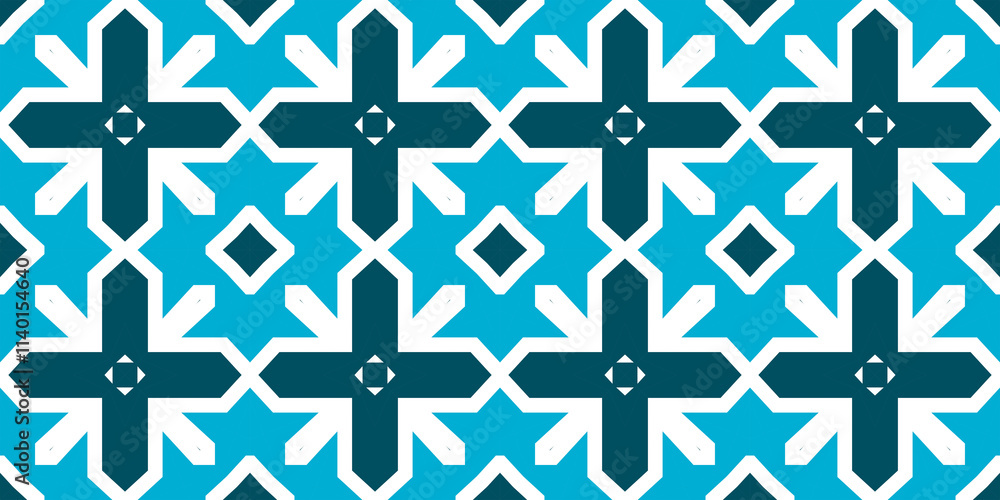 Obraz premium Seamless pattern banner blue and white. Merry Christmas. Happy New Year. Frost and snowflakes pattern
