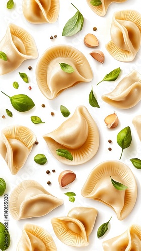 Delicious Cappellacci Pasta with Basil and Garlic photo