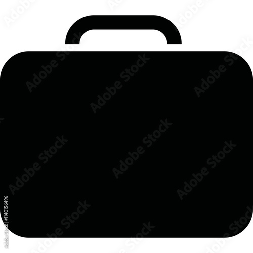 Simple vector icon suitcase